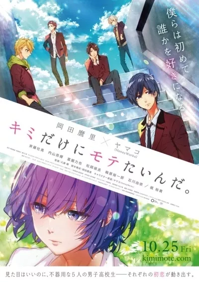 Kimi dake ni Motetainda. anime posteri